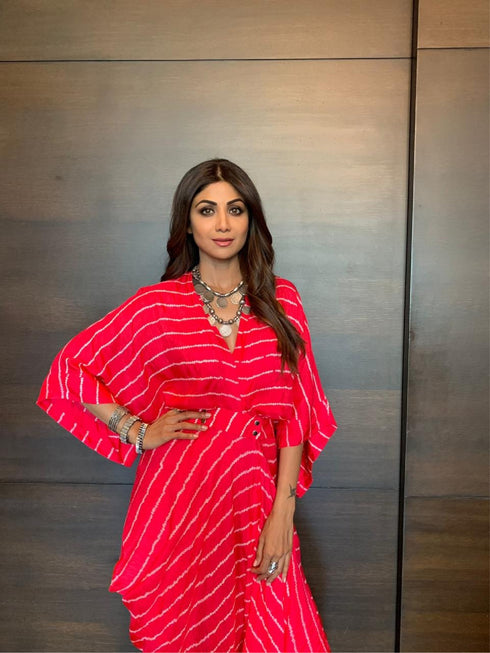 SS2 Kaftan Cowl Wrap Dress